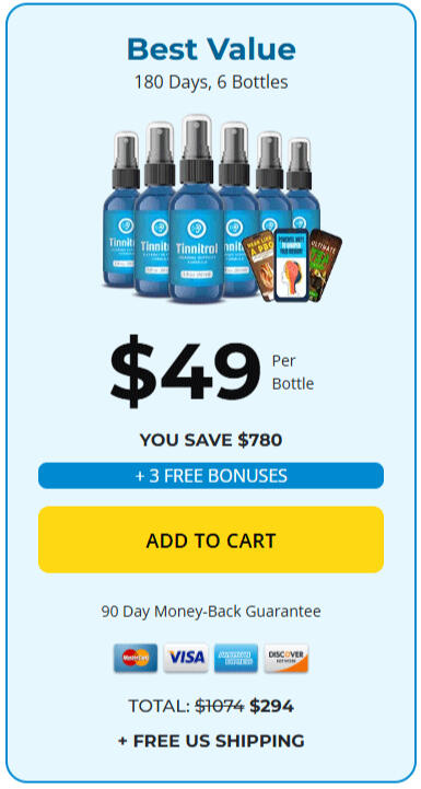 tinnitrol 6 bottle
